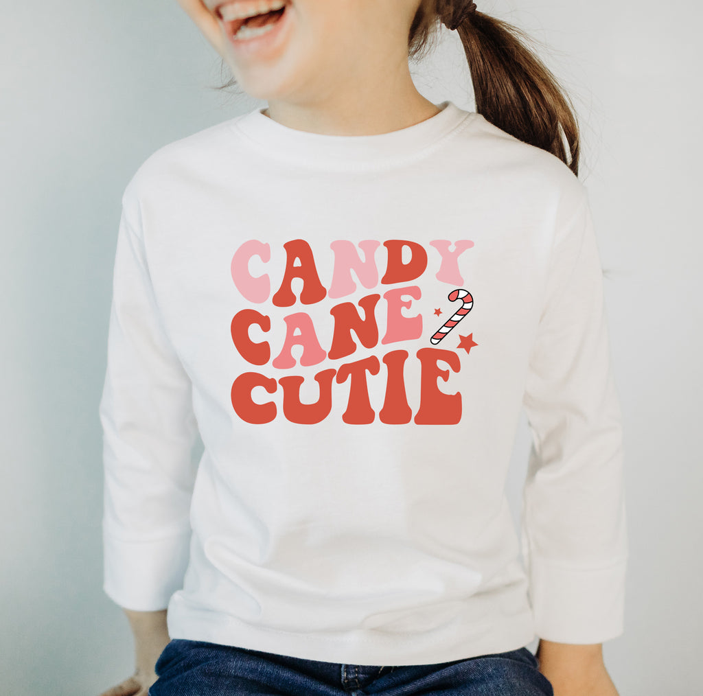 Candy Cane Cutie Long Sleeve Tee {Unisex Youth}