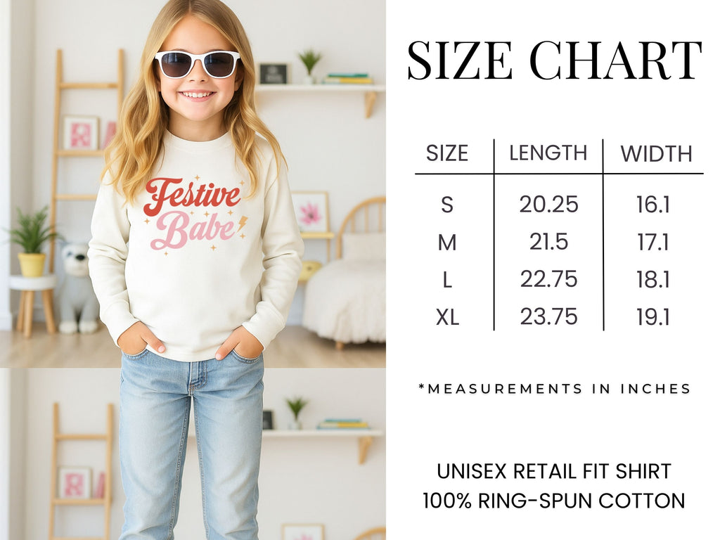 Festive Babe Long Sleeve Tee {Unisex Youth}