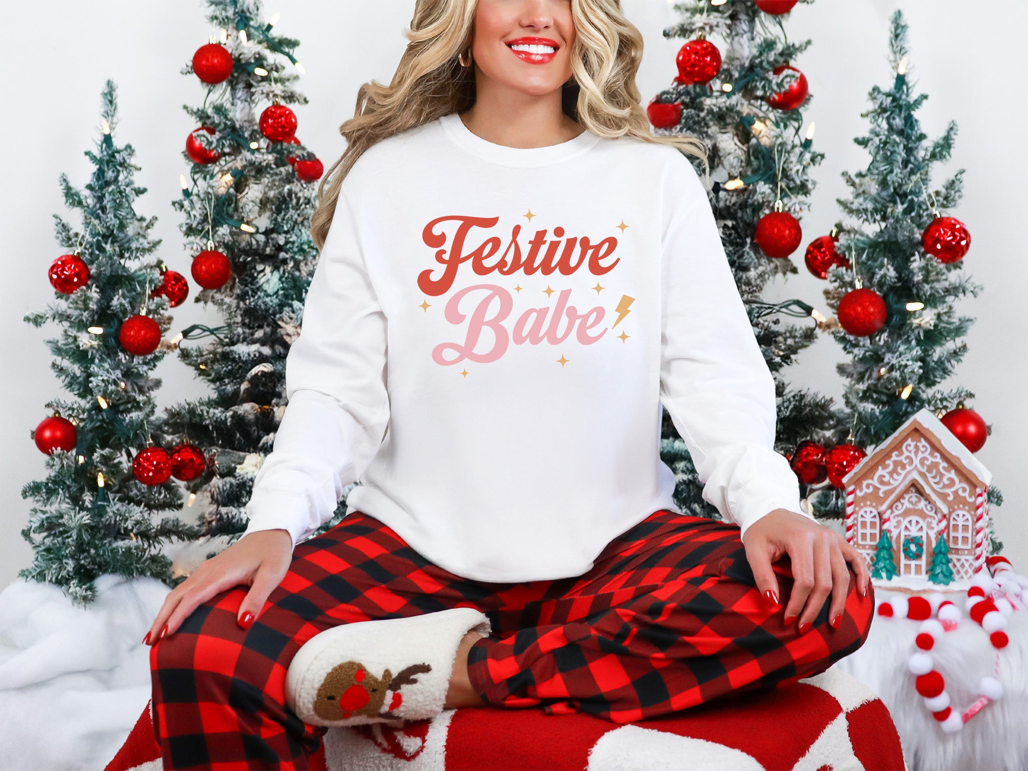 Festive Babe Long Sleeve Tee {Unisex Youth}