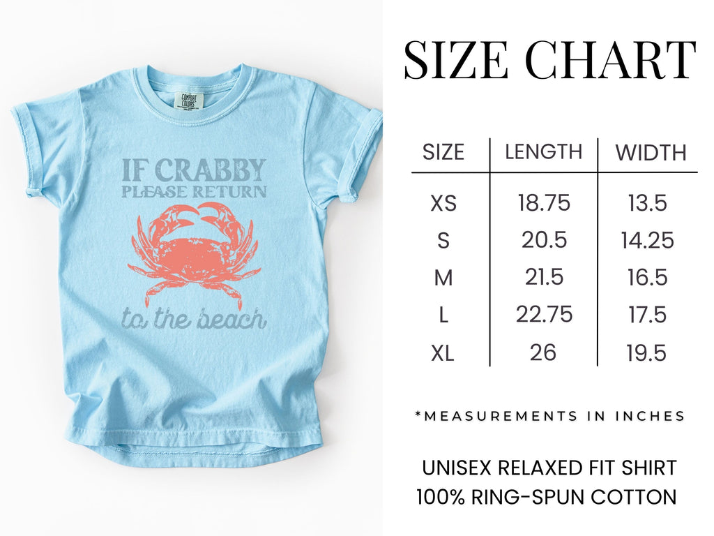 If Crabby Please Return to the Beach Tee {Unisex Youth}