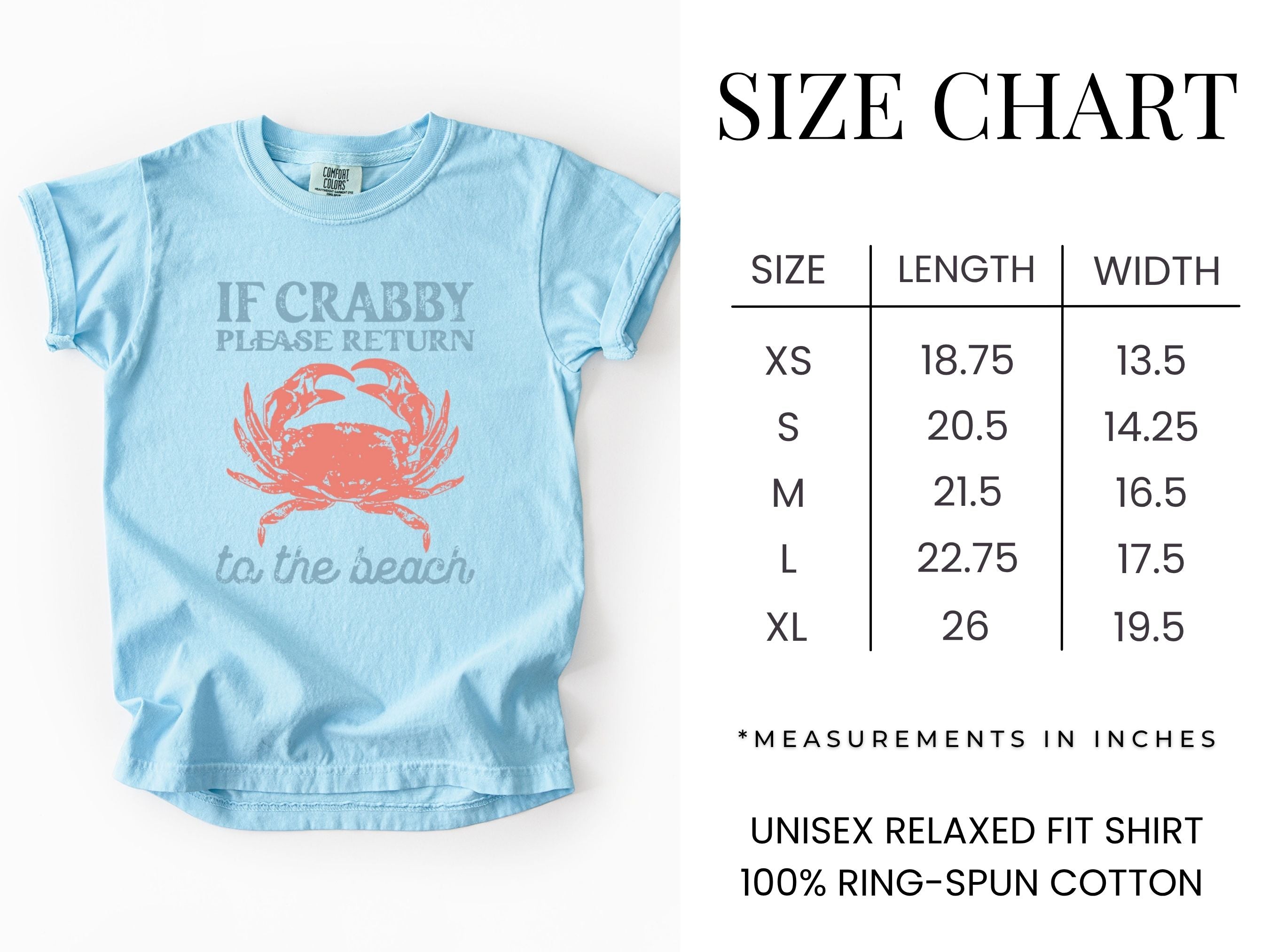 If Crabby Please Return to the Beach Tee {Unisex Youth}