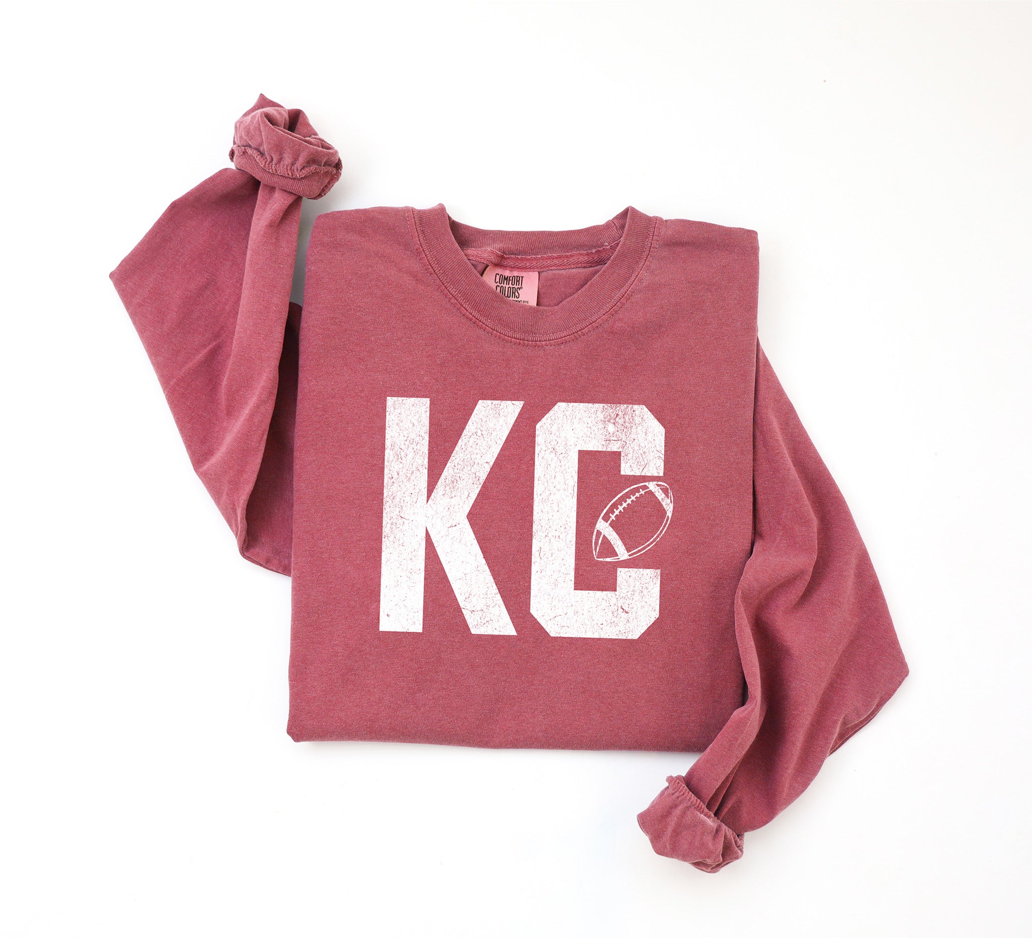 KC Football Long Sleeve Tee {Unisex Adult}