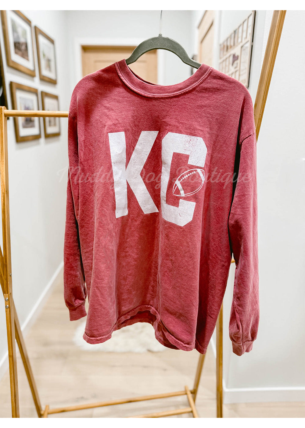 KC Football Long Sleeve Tee {Unisex Adult}