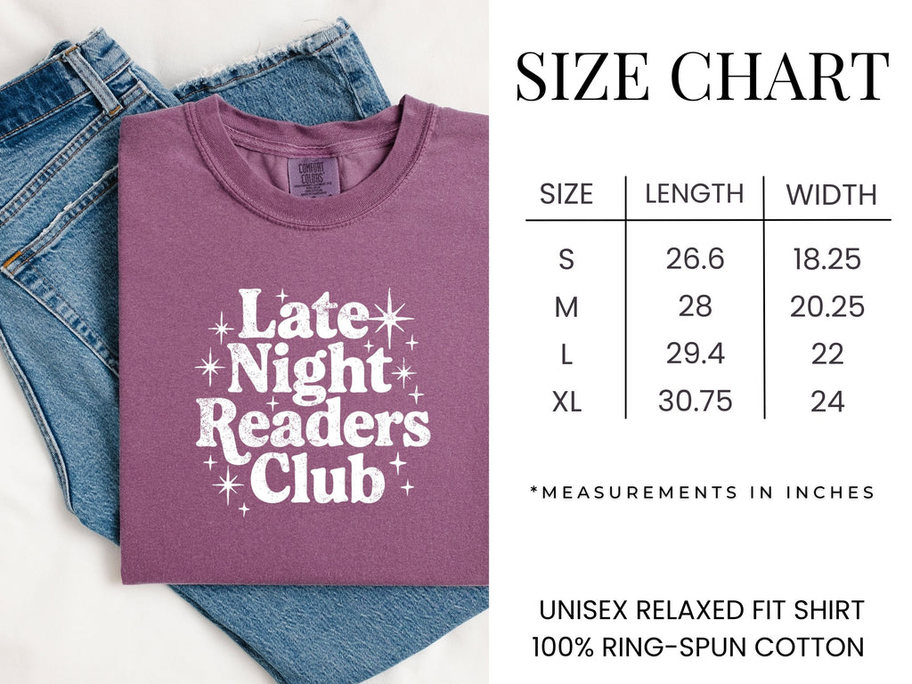 Late Night Readers Club Tee {Unisex Adult}