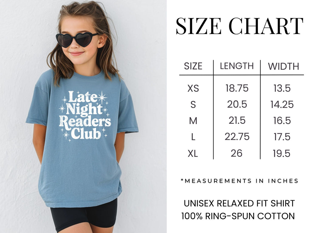 Late Night Readers Club Tee {Unisex Youth}