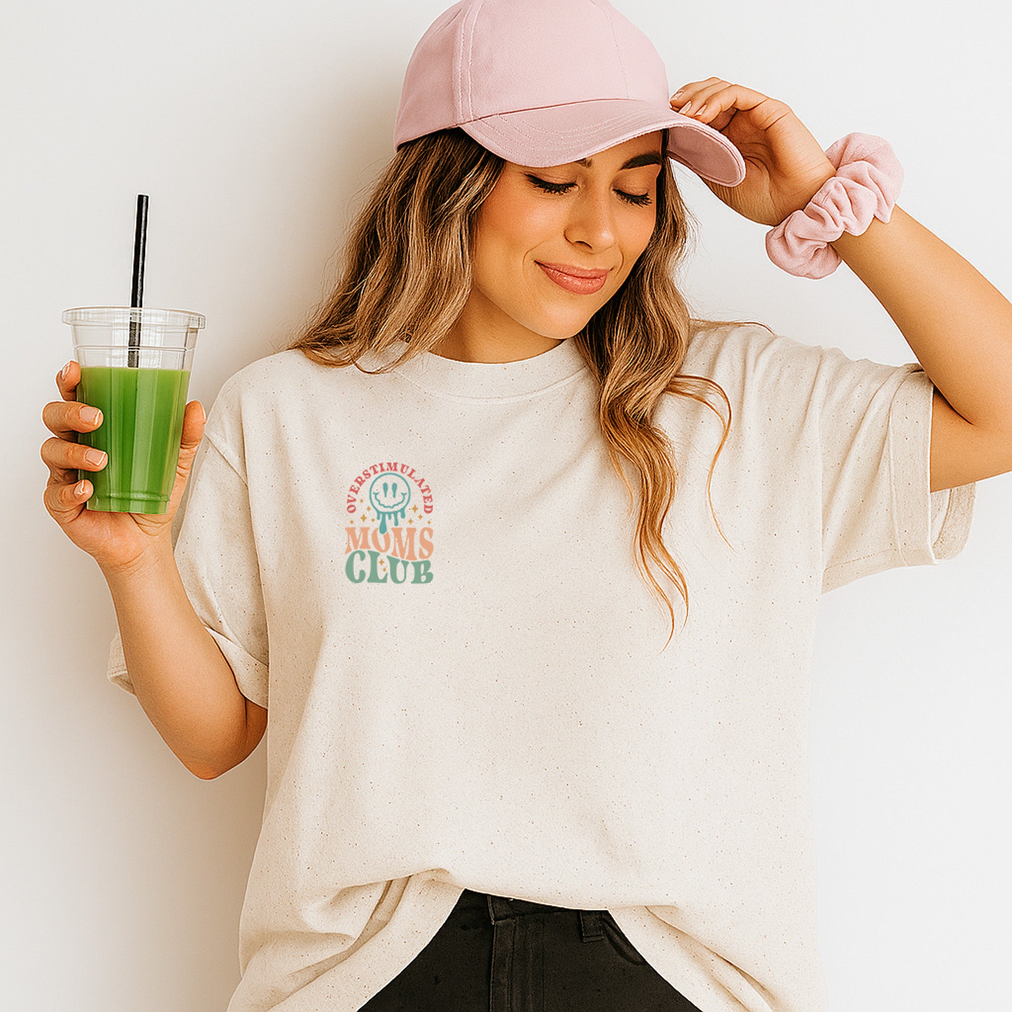 Overstimulated Mom's Club Short Sleeve Tee {Women's Adult}