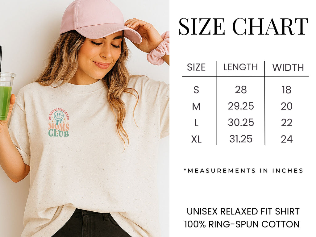 Overstimulated Mom's Club Short Sleeve Tee {Women's Adult}