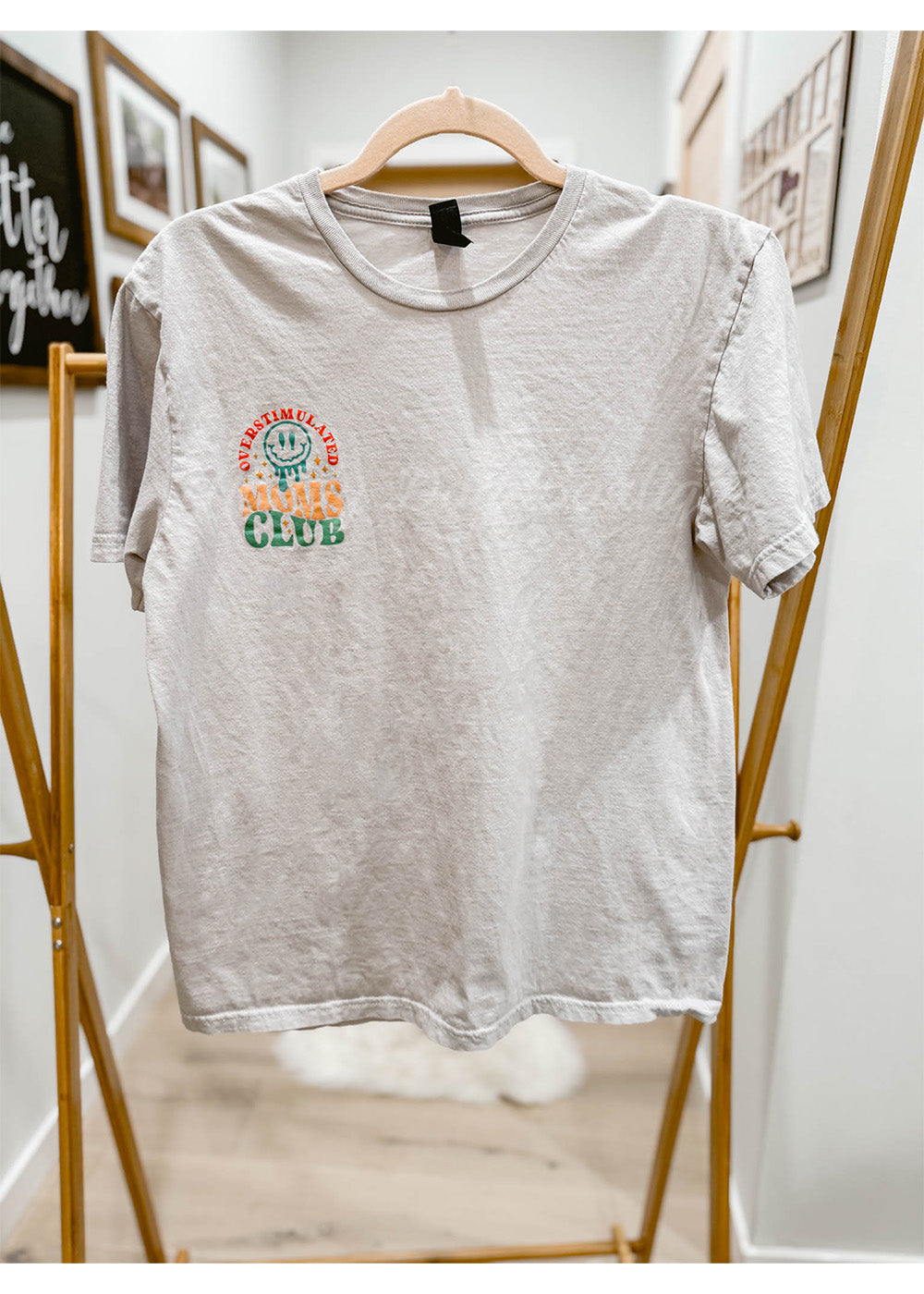 Overstimulated Mom's Club Short Sleeve Tee {Women's Adult}