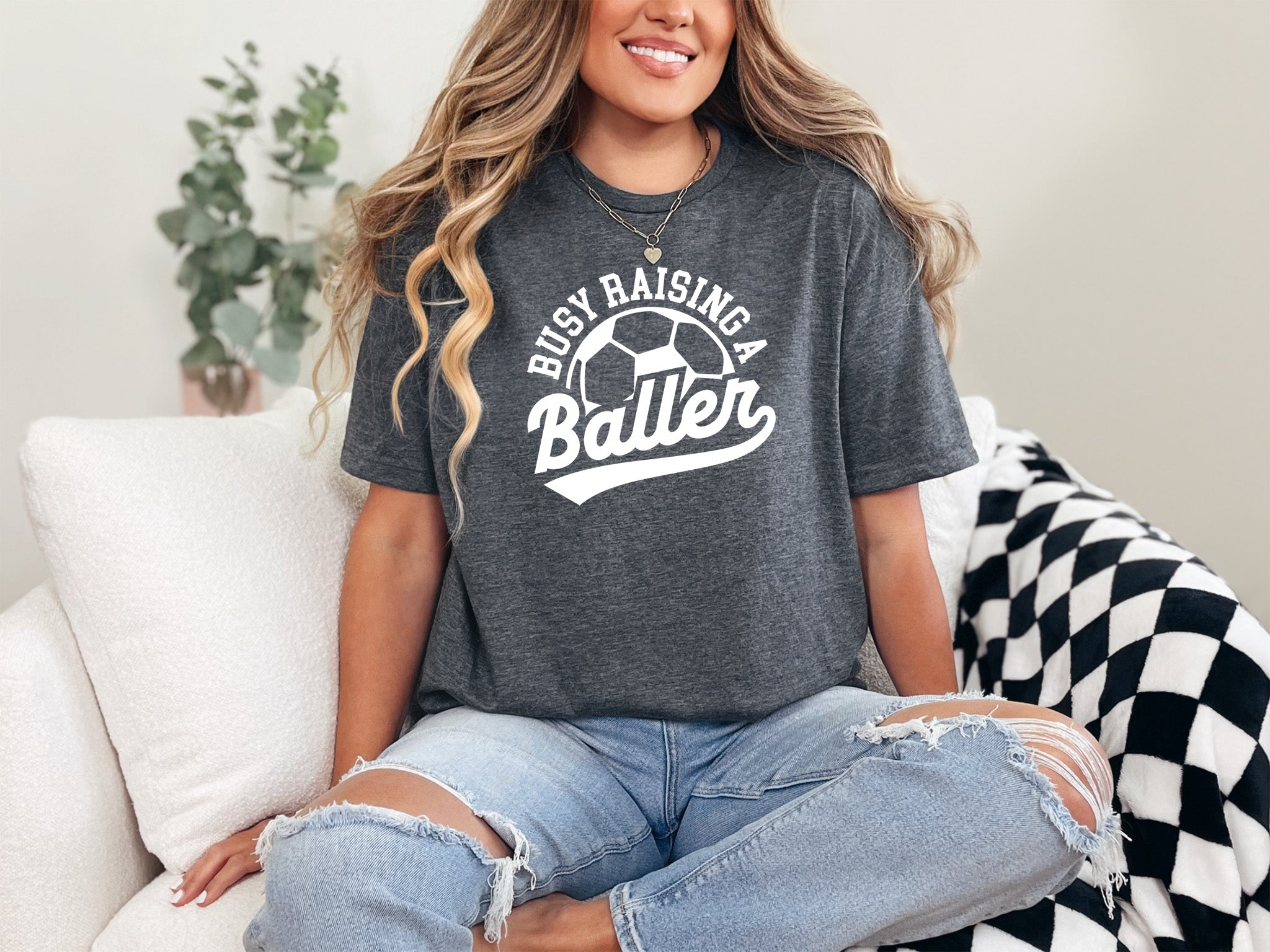 Raising a Baller Soccer Tee {Unisex Adult}