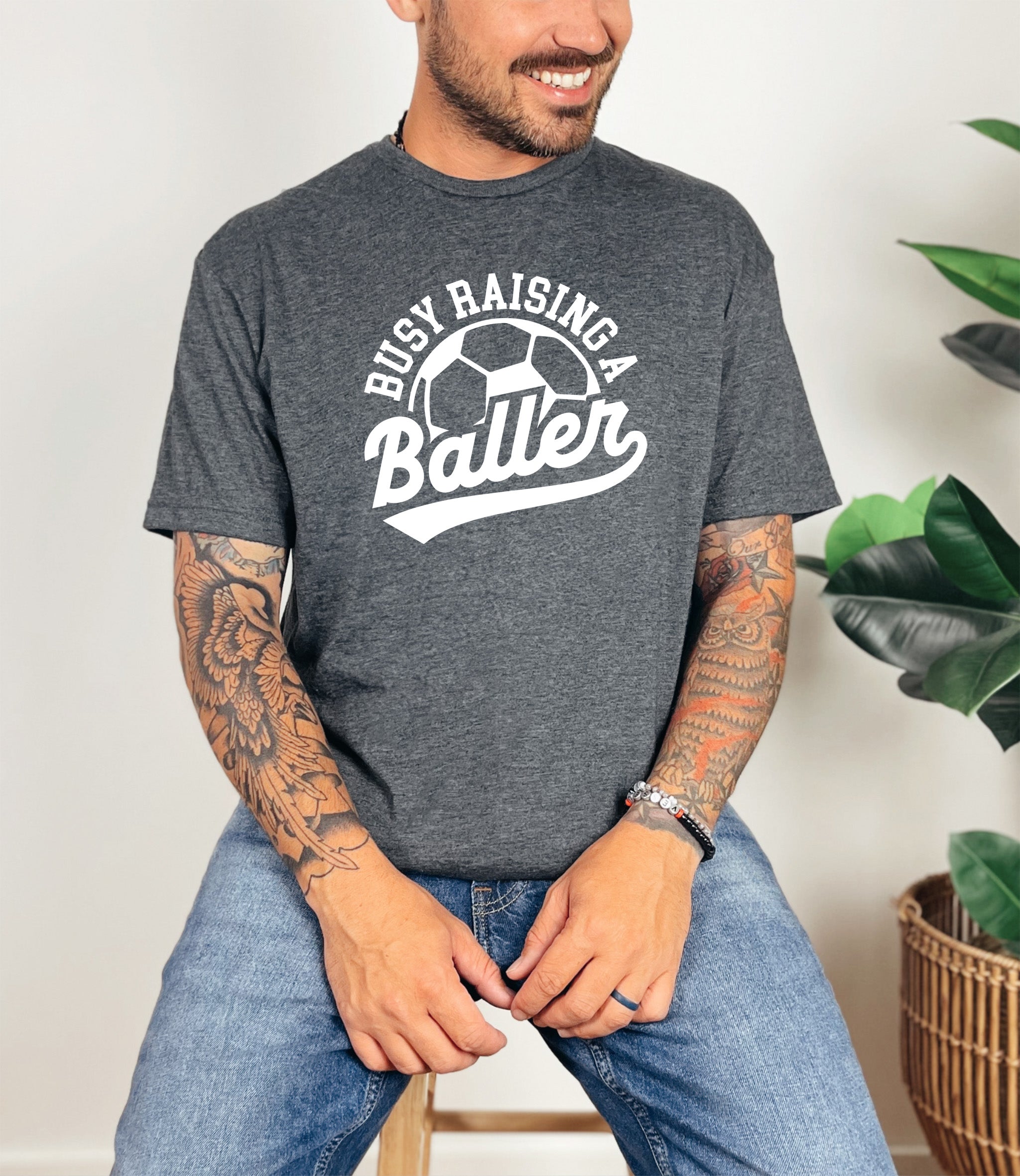 Raising a Baller Soccer Tee {Unisex Adult}