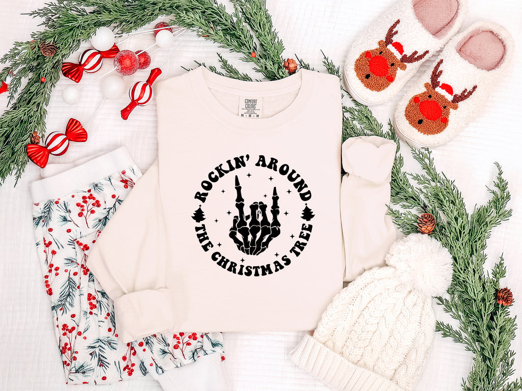 Rocking Around the Christmas Tree Long Sleeve Tee {Unisex Adult}