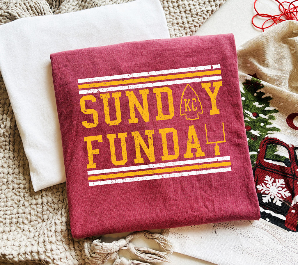 KC Sunday Funday Long Sleeve Tee {Unisex Youth}