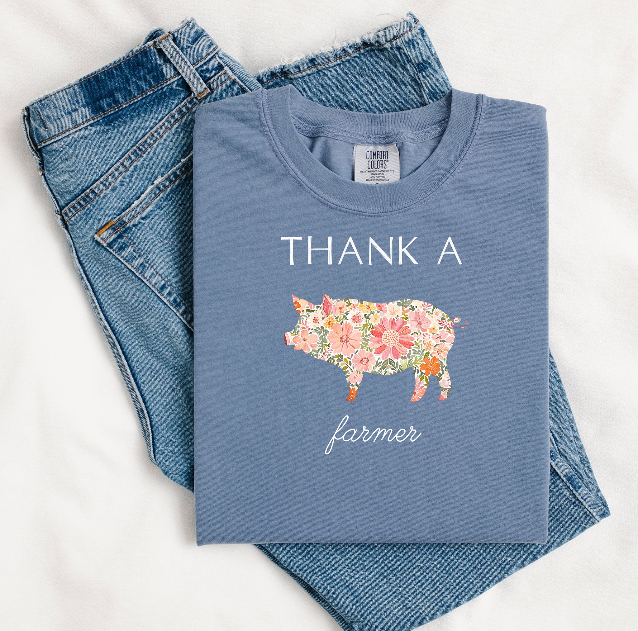 Thank A Farmer Short Sleeve Tee {Unisex Adult}