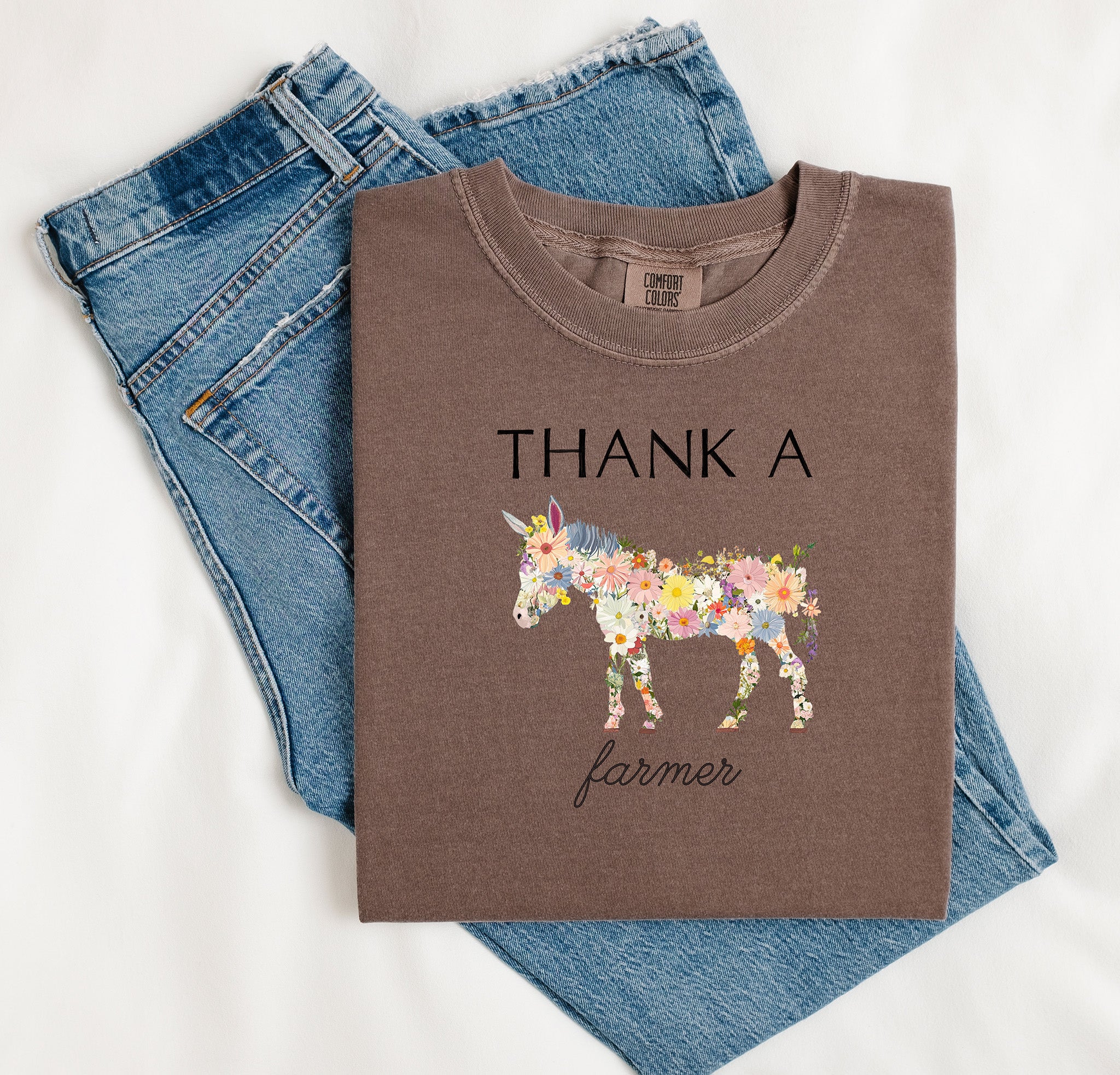 Thank A Farmer Short Sleeve Tee {Unisex Adult}