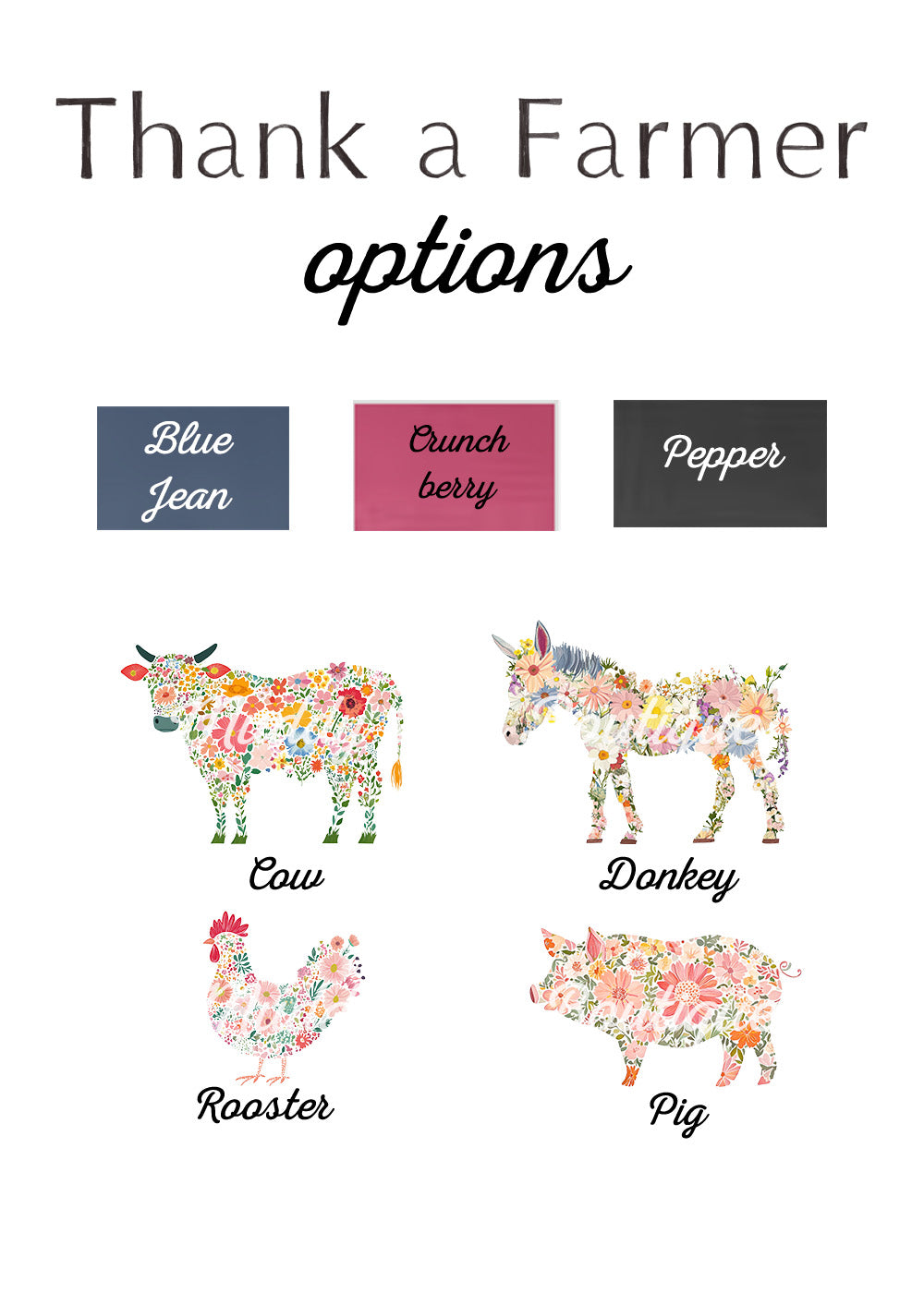 Thank A Farmer Short Sleeve Tee {Unisex Youth}