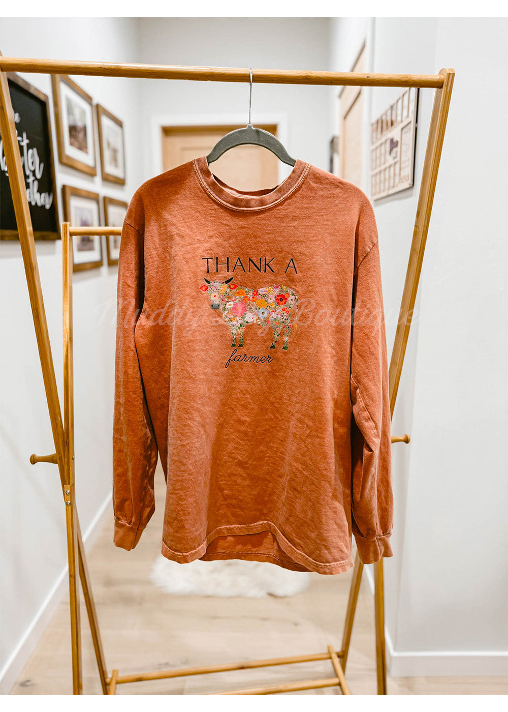 Thank A Farmer Long Sleeve Tee {Unisex Adult}