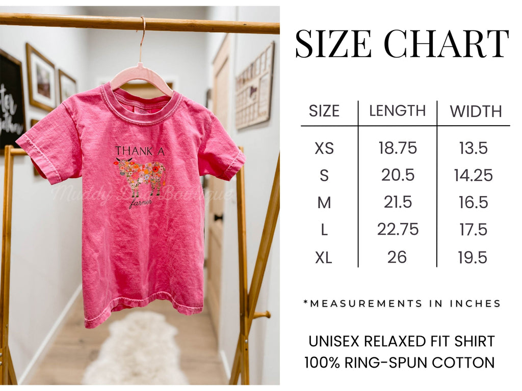 Thank A Farmer Short Sleeve Tee {Unisex Youth}