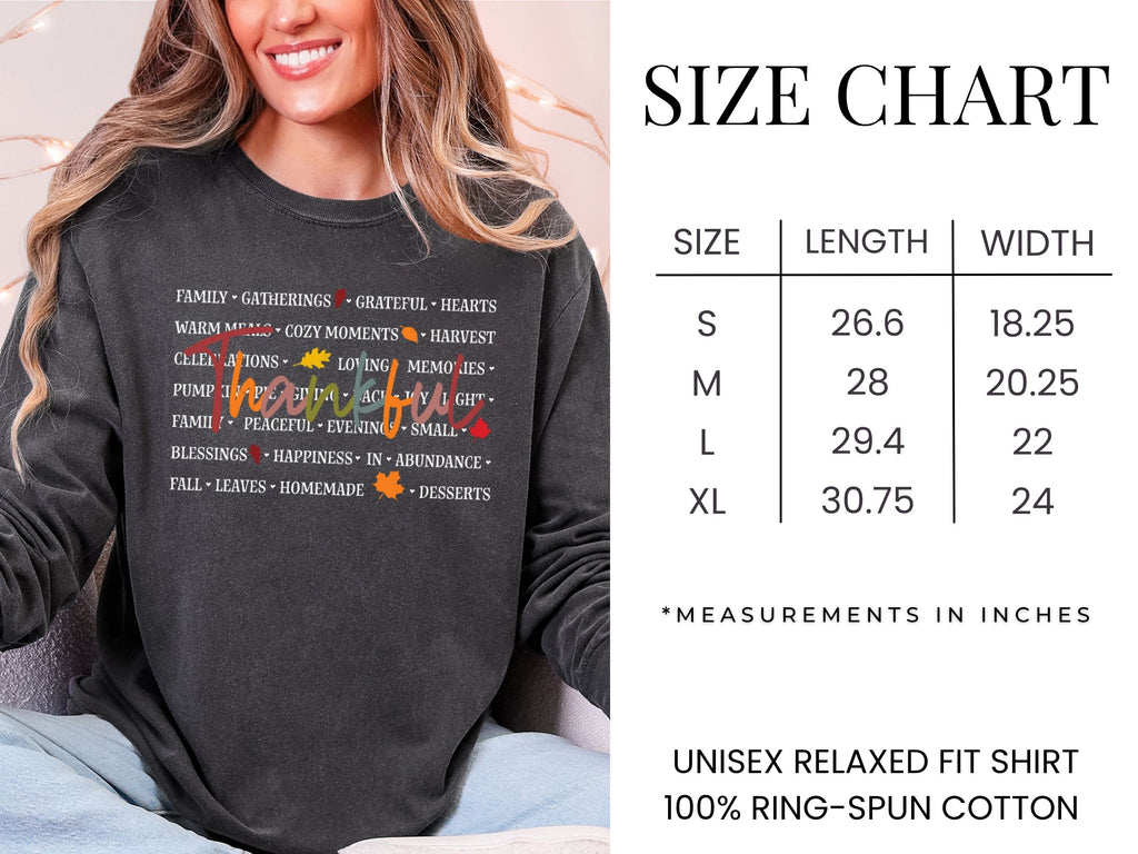 Thankful Short or Long Sleeve Tee {Unisex Adult}